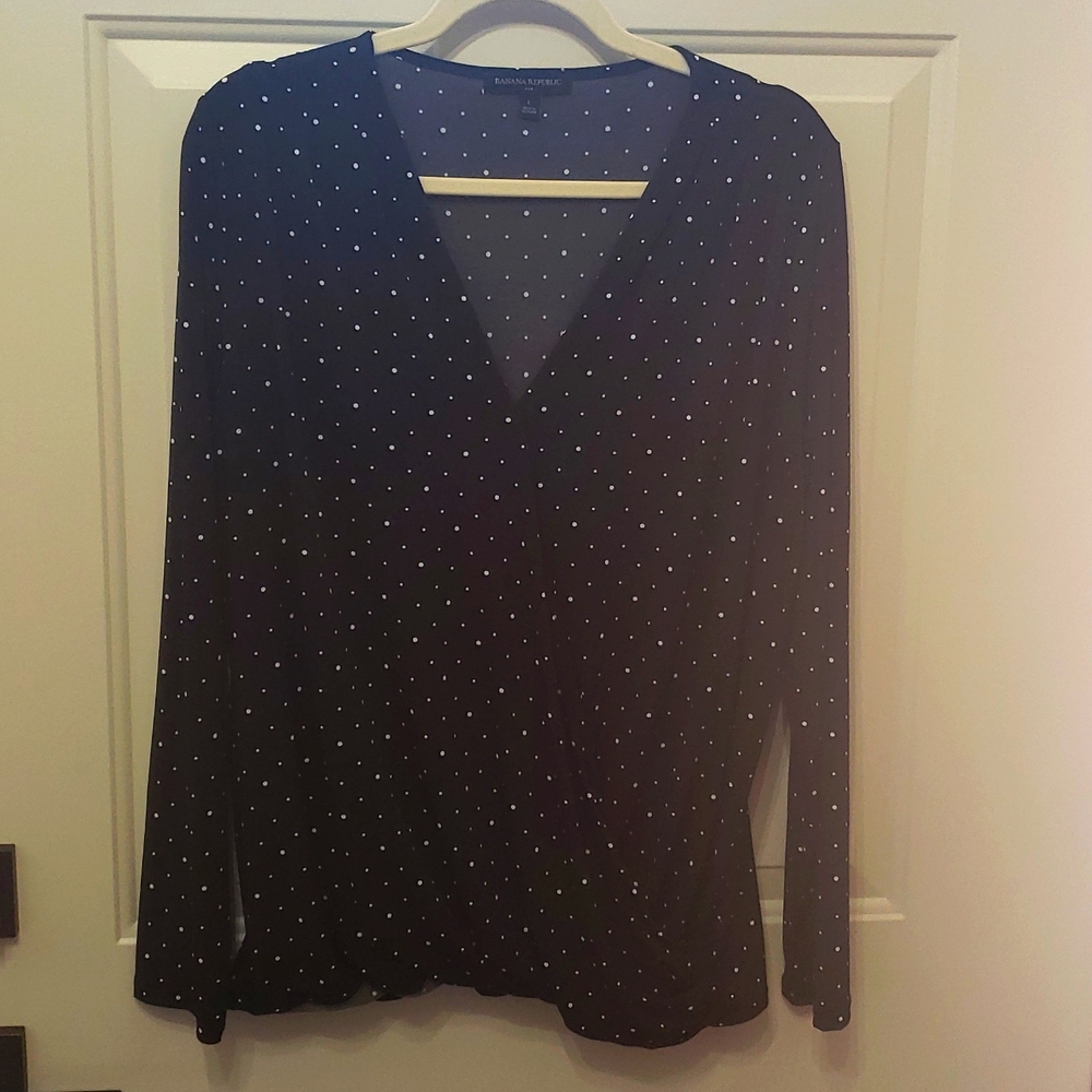 Banana Republic Black and White Top